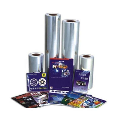 BOPP Plain Film Jumbo Roll PVDC Plastic Shrink Wrap Film Thermal Base bez kleju 12-80um