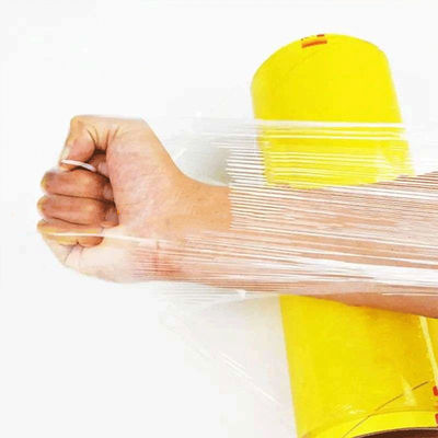 Produkty domowe Żywność Film klejący plastikowy PVC / PVDC / PE / LDPE Film klejący z przekładnikiem