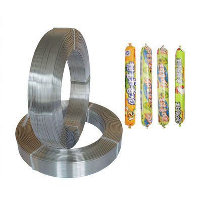 2024 Nowy typ zacisku do kiełbasy Aluminiowe zaciski uszczelniające 2,55 kg/roll 2,97 kg/roll