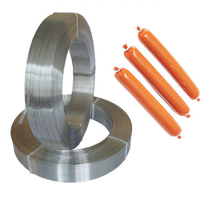 2024 Nowy typ zacisku do kiełbasy Aluminiowe zaciski uszczelniające 2,55 kg/roll 2,97 kg/roll
