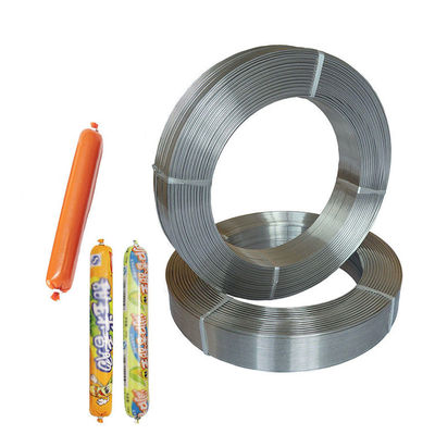 50,5 kg/roll Najwyższy poziom Aluminiowe zaciski z drutu rolkowego klasy spożywczej do obudowy kiełbasy