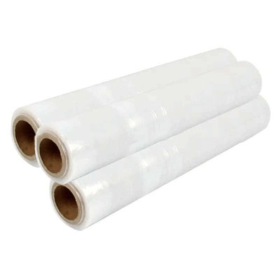 PVDC PVC PE Packing Plastic Wrap Roll Transparent PE Protective Food Cling Film With Sliding Cutter