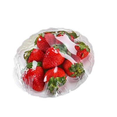 PVDC PVC PE Packing Plastic Wrap Roll Transparent PE Protective Food Cling Film With Sliding Cutter