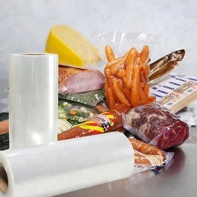 Plastikowe opakowania podciśnieniowe dla żywności bariera PA / PE wielowarstwowe rolki koekstruowane termoformujące kiełbasy Materiał opakowaniowy